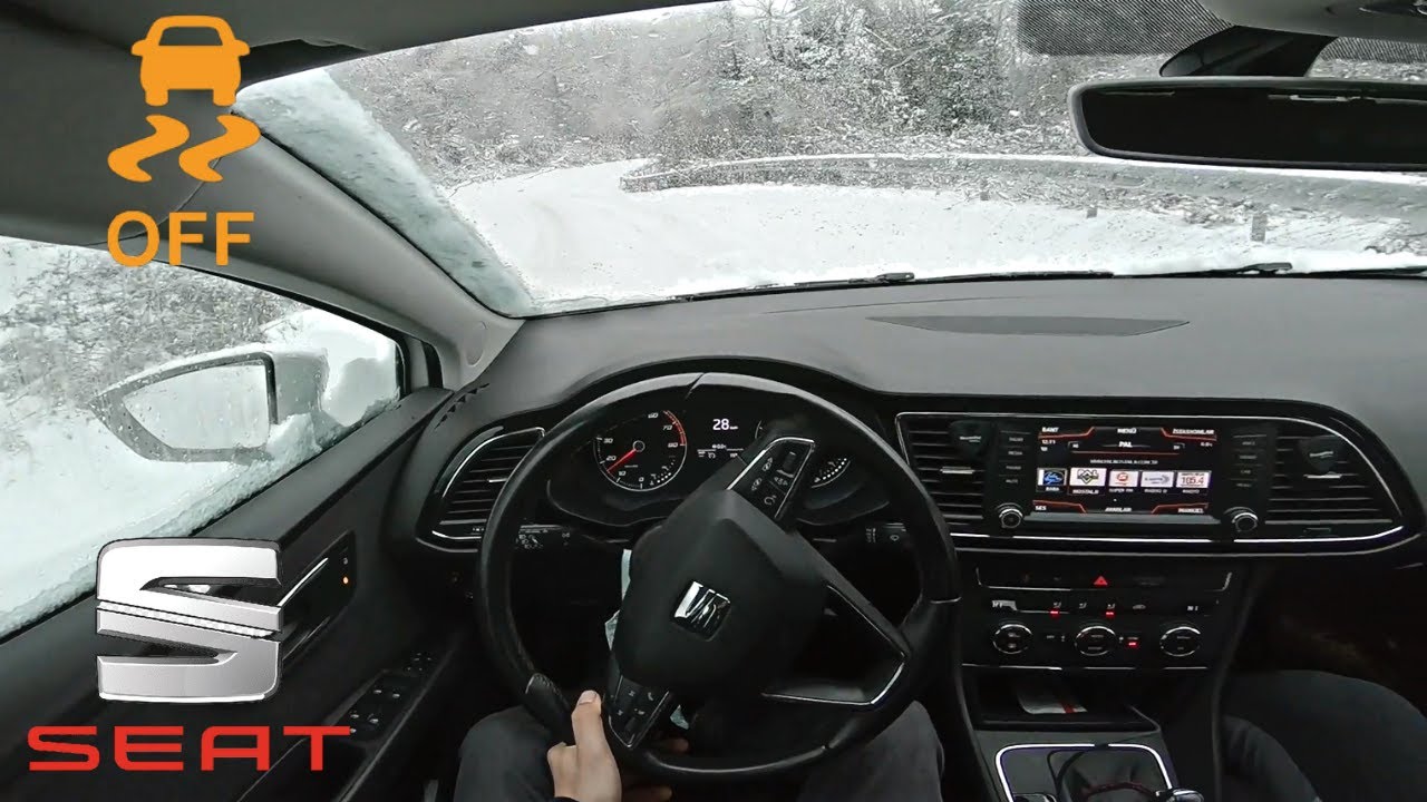 İSTANBUL'DA KAR | KARLI VE VİRAJLI ORMAN YOLU SEAT LEON POV SÜRÜŞ