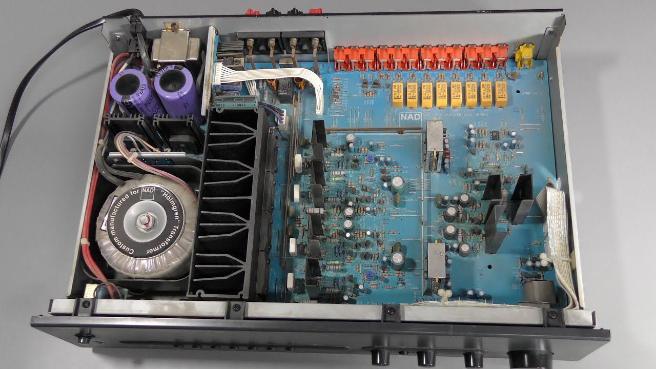#96 -  Servicing NAD C350 stereo integrated amplifier