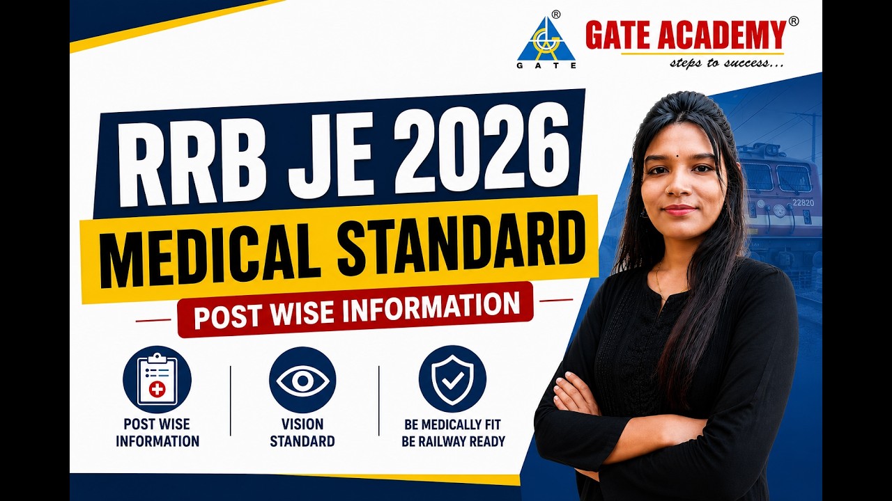 RRB JE 2026 || MEDICAL STANDARD POST WISE INFORMATION || by Neha mam
