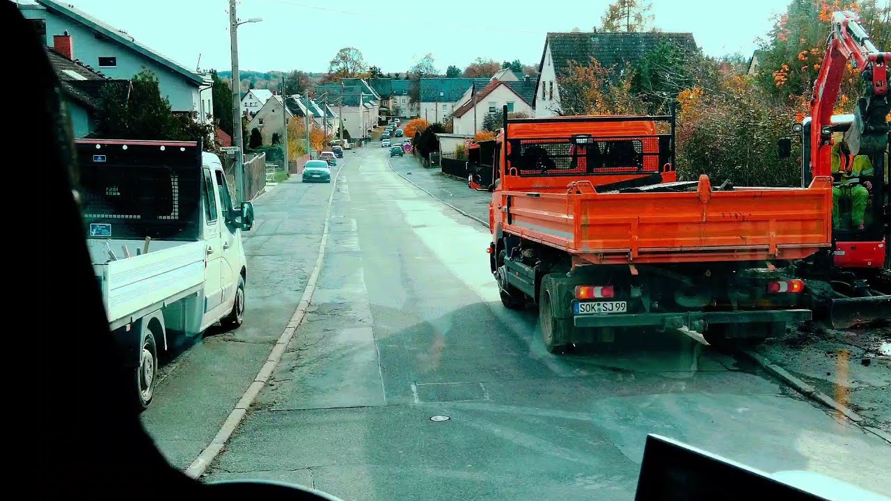 Șofer de autobuz în Germania 🇷🇴Din nou cu autobuzul școlar Plauen-Straßberg!