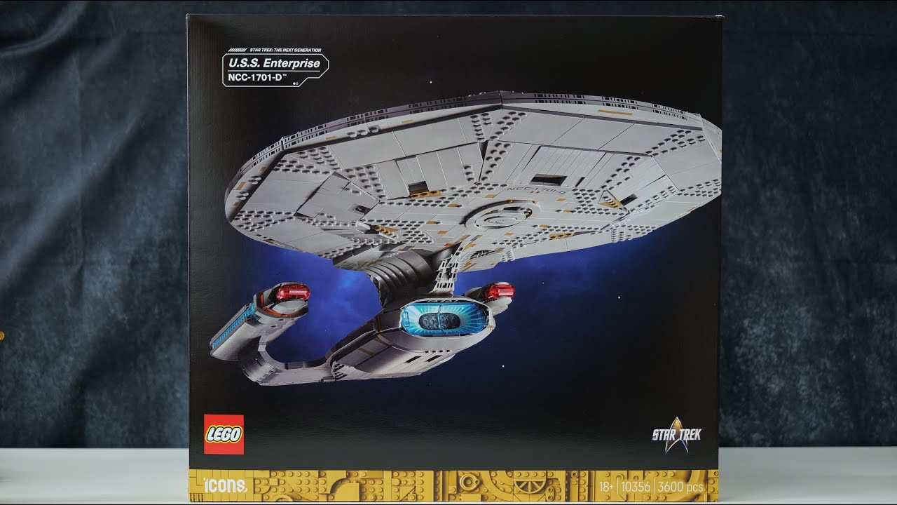 LEGO Star Trek 10356 U.S.S. Enterprise NCC-1701-D - LEGO Speed Build Review