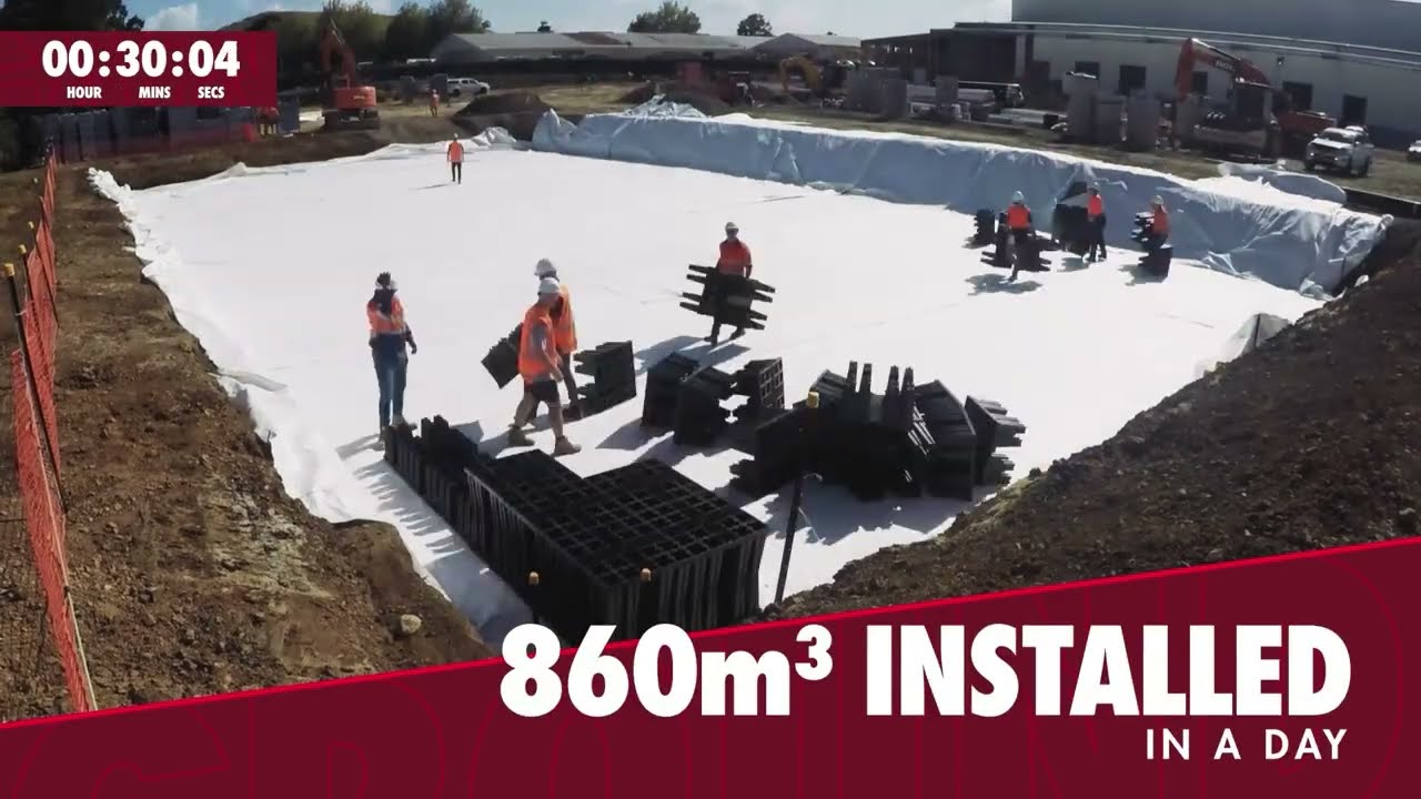 Cirtex AquaFort - 860 m³ installed in a day!