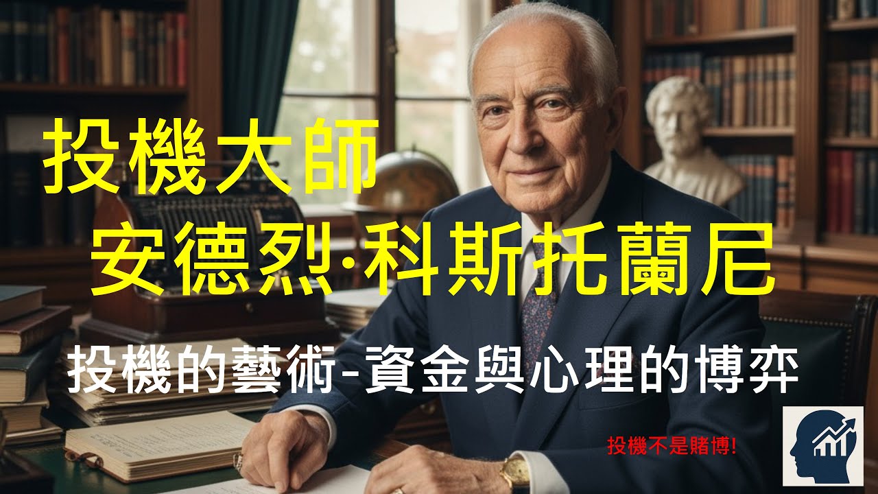 安德烈科斯托蘭尼：投機的藝術—資金與心理的博弈 #投機 #心法 #投資心法 #投機心理 #市場趨勢 #投機的藝術 #心理素質