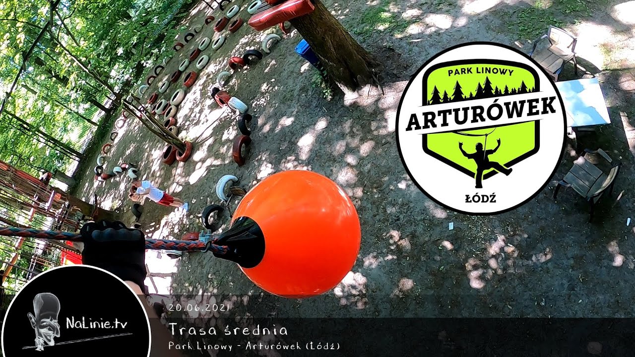 Park Linowy 127 - Arturówek - Trasa średnia 20.06.2021