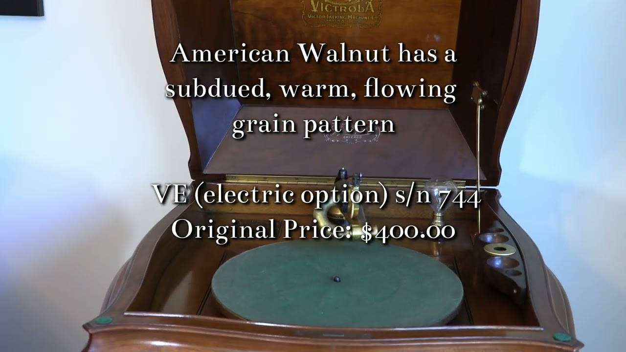 Victrola XVIII Phonograph Finish Options