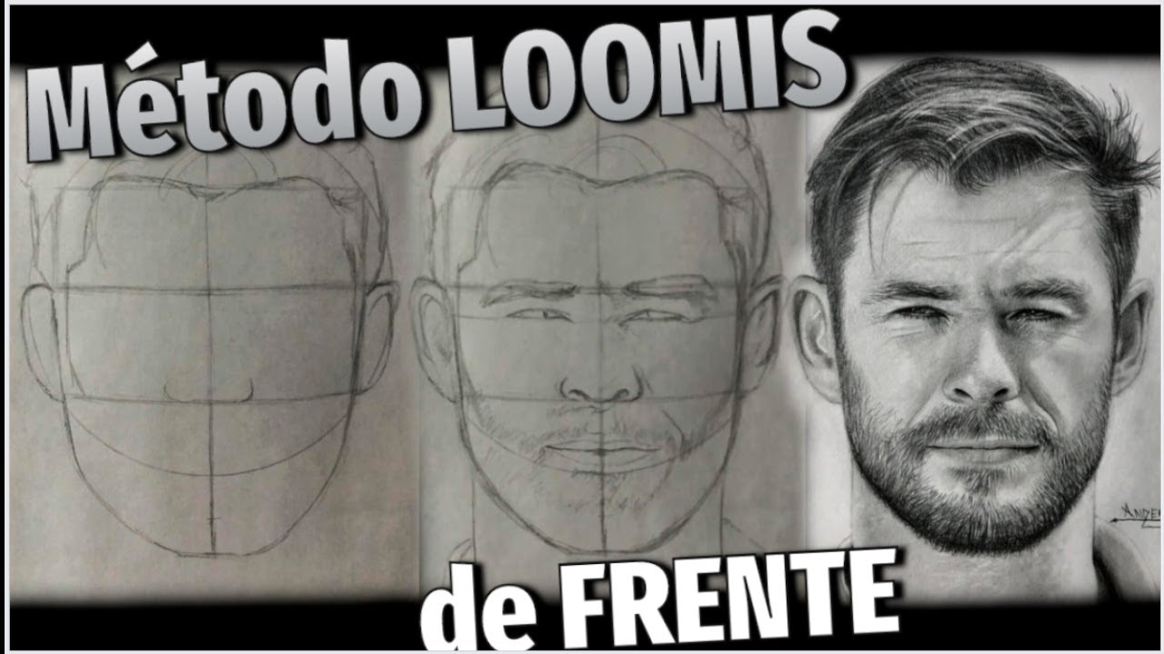 Cómo aplicar el METODO LOOMIS en CUALQUIER ÁNGULO/ TIEMPO REAL/ Parte 1.