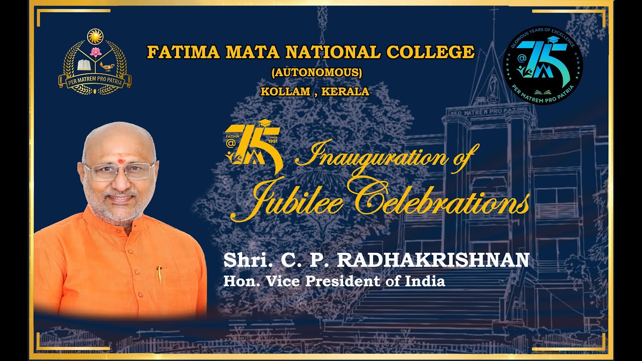 75th Inauguration of Jubilee Celebrations - Shri C.P. Radhakrishnan, Hon. Vice President of India