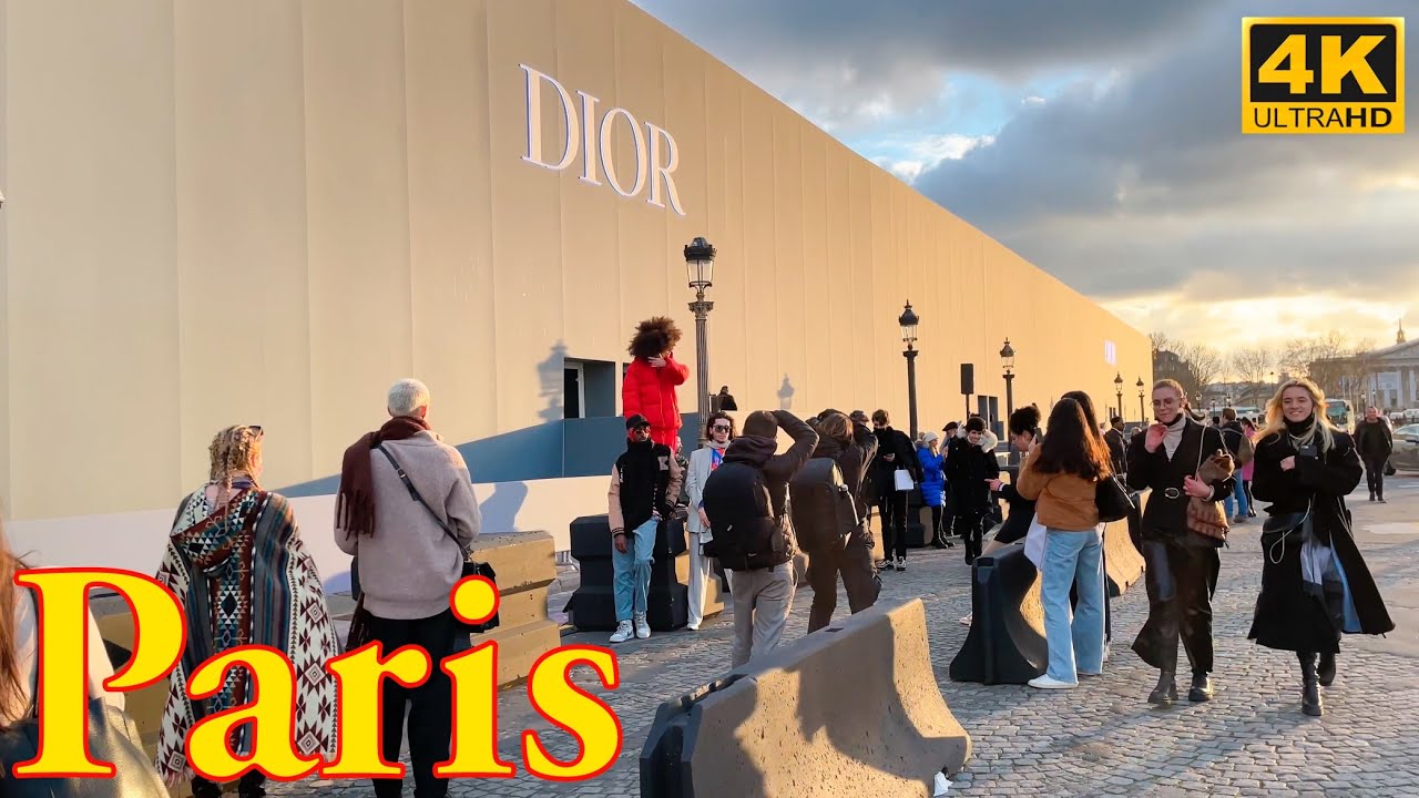 Paris , France  🇫🇷 -  4K HDR Walking tour in Paris Center | Paris 4K | A Walk In Paris