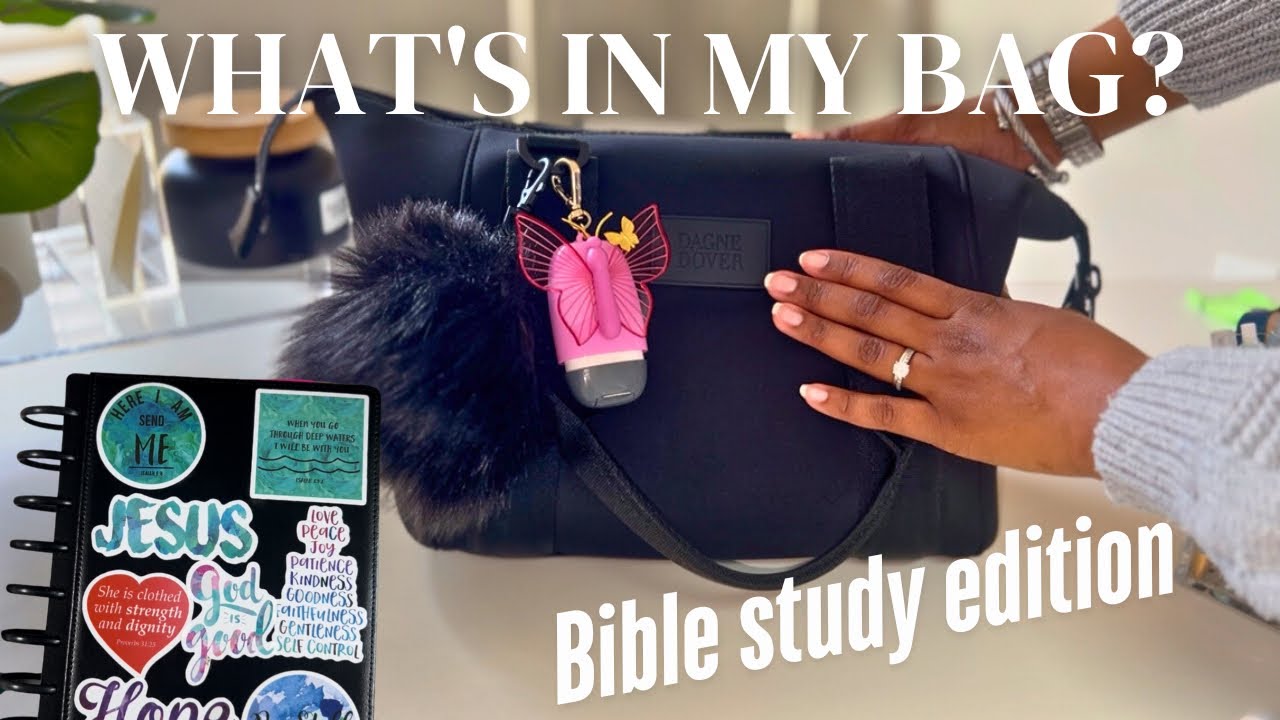 What’s in my Bible Study Bag | Dagne Dover small Landon Caryall