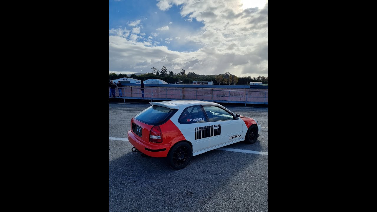 HONDA CIVIC EK K20 | Pedro Ferreira | Onboard sessao 4 | Trackday Braga - 27/11/2021