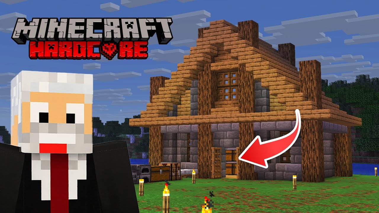 СТРОЯ ПЪРВАТА БАЗА - Minecraft Hardcore #2