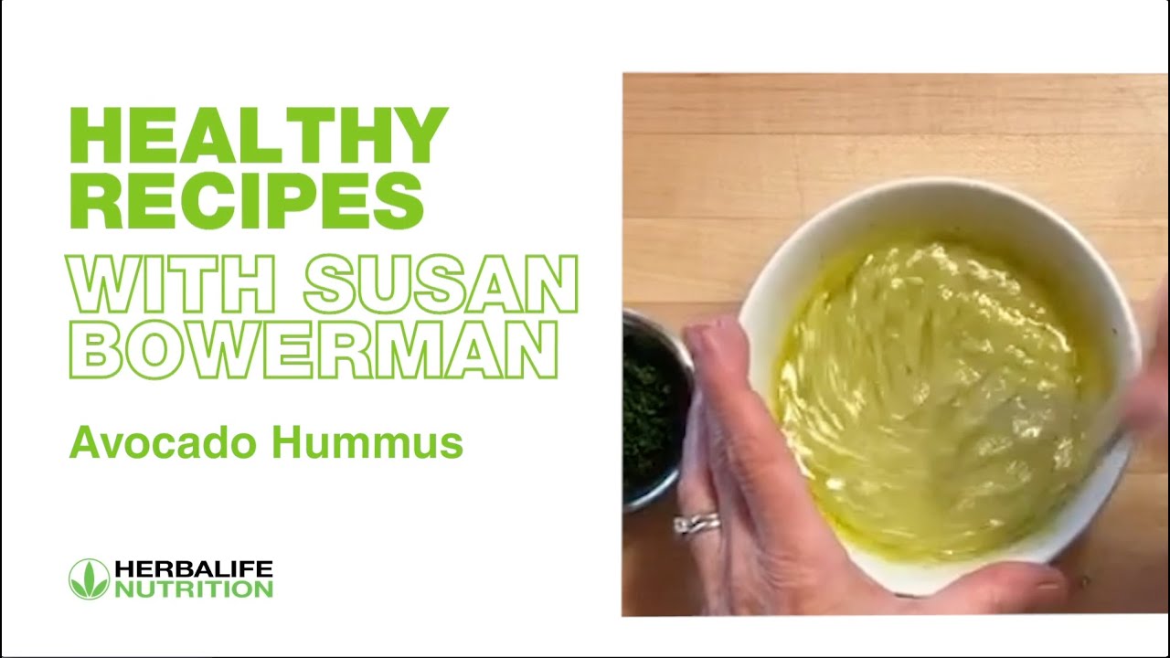 How to Make Avocado Hummus Recipe | Herbalife Nutrition