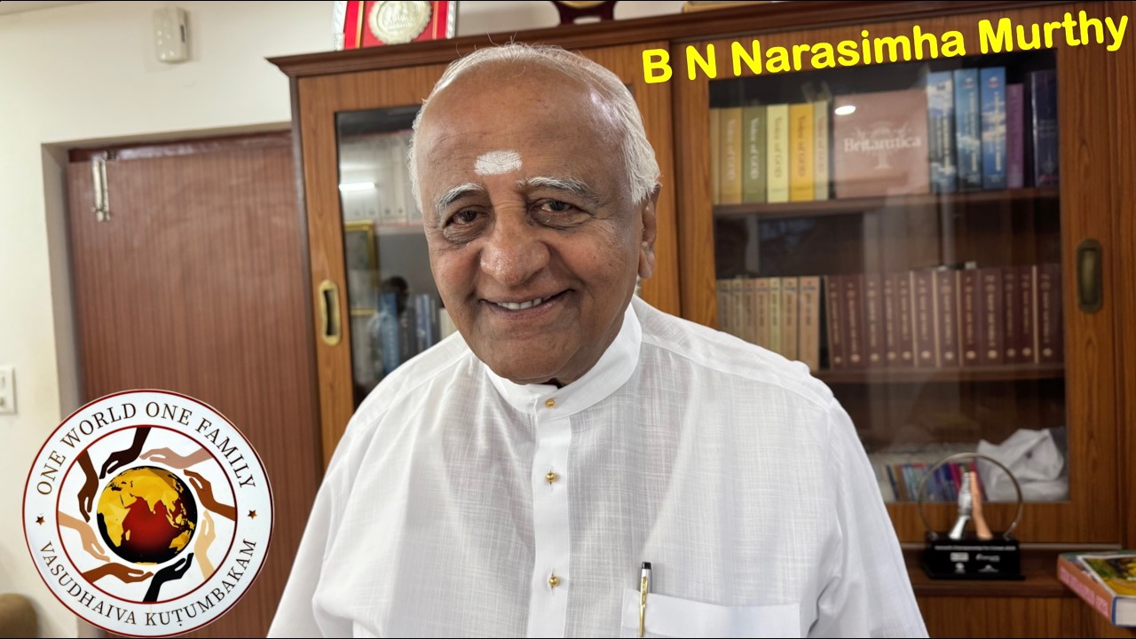 India 5 - B.N. Narasimha Murthy, amico di Sathya Sai Baba che ha inviato da lui Madhusudan Sai.