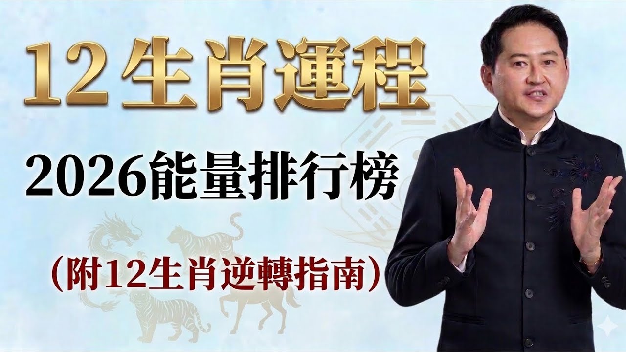 2026赤馬紅羊劫根本不是劫！這3個生肖今年要「逆天改命」 (附十二生肖能量說明書)