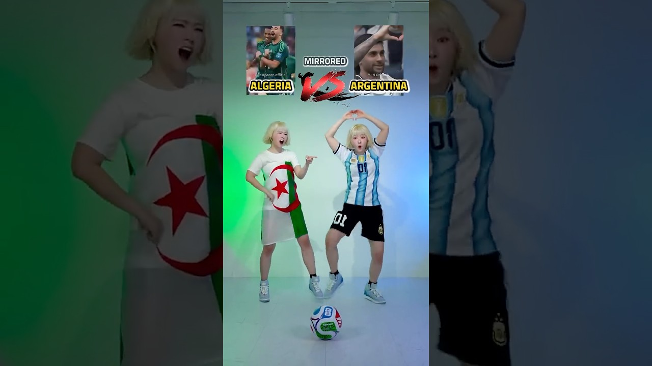 ALGERIA vs ARGENTINA🔥 Who Wins?😳🪞 FIFA World Cup⚽