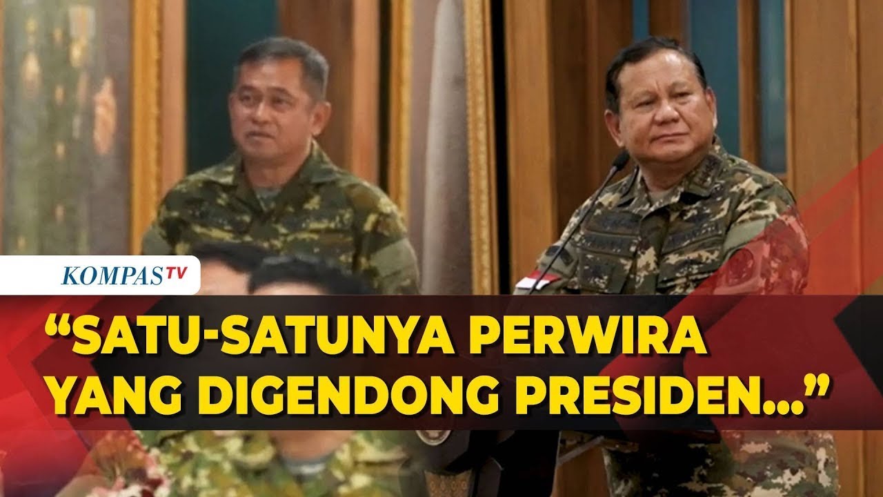 Presiden Prabowo Ungkap Pernah Gendong Maruli Simanjuntak