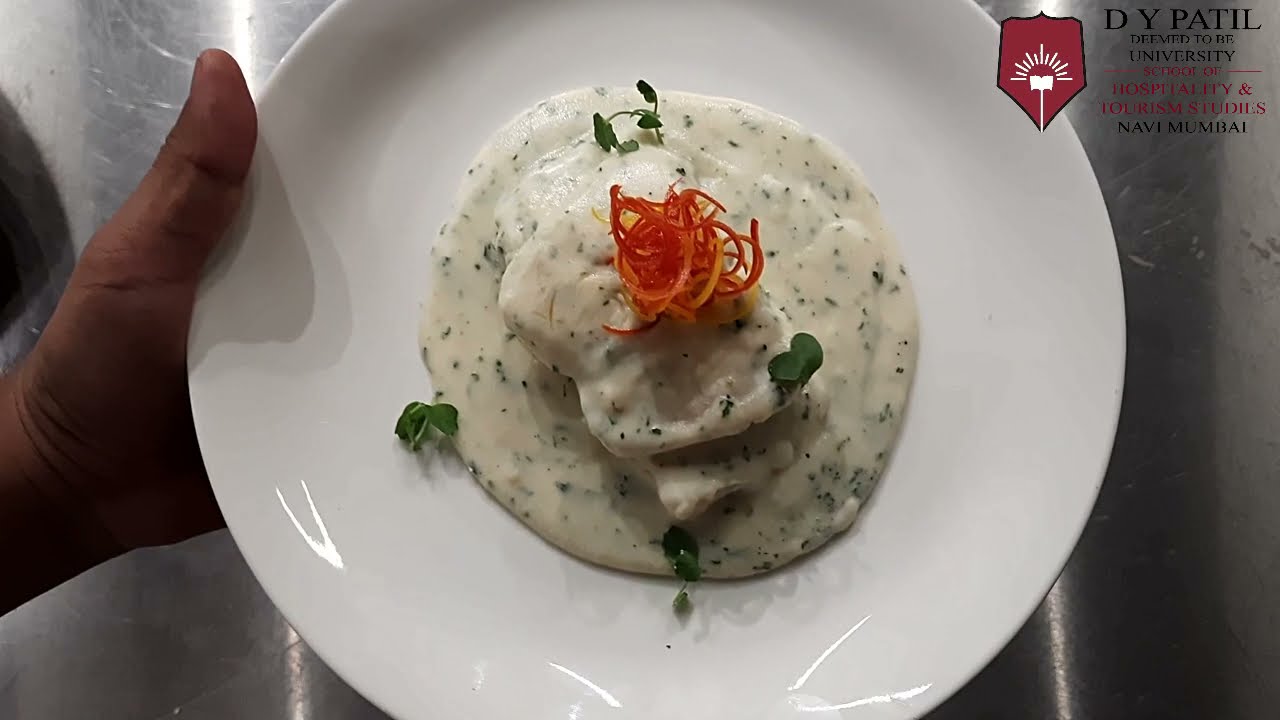 Recipe by Chef | Fish Mornay by Chef Arnab Mondal | D Y Patil University