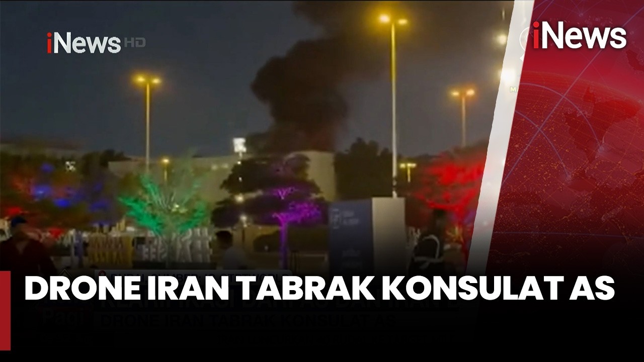 Drone Iran Hantam Gedung Dekat Konsulat AS di Dubai | iNews Pagi (5/3)