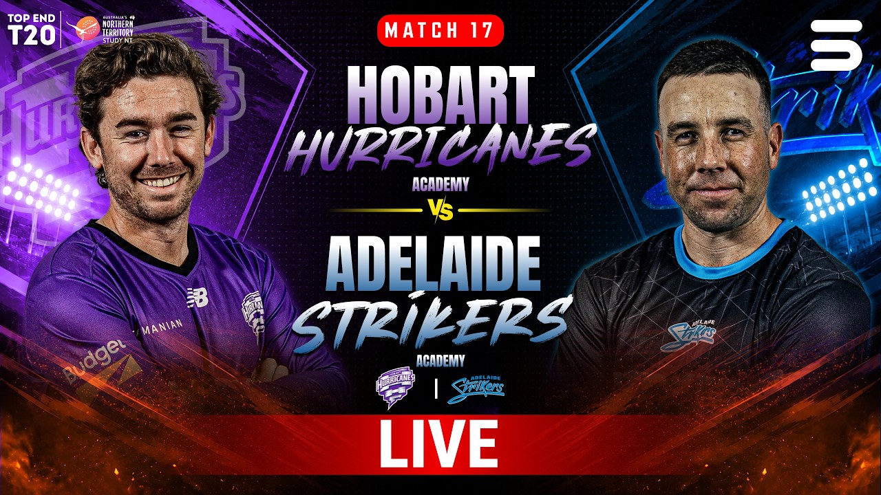 LIVE | Hurricanes vs Strikers | Match 17 | Top End 2026 | ZP1J