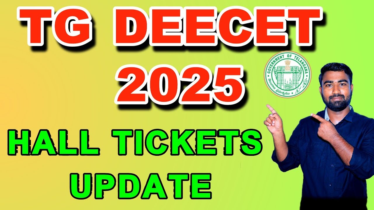 TG DEECET HALL TICKETS DOWNLOAD PROCESS 2025||TS DEECET HALL TICKETS DOWNLOAD 2025
