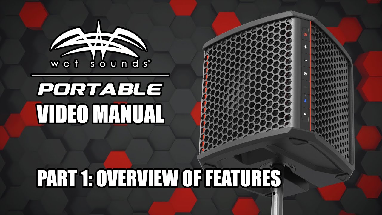 Wet Sounds Portable - Part 1: Overview of Features (Video Manual)