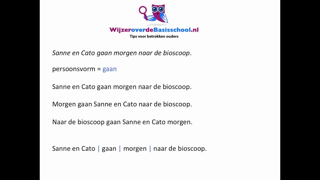 Ontleden - een zin in zinsdelen verdelen