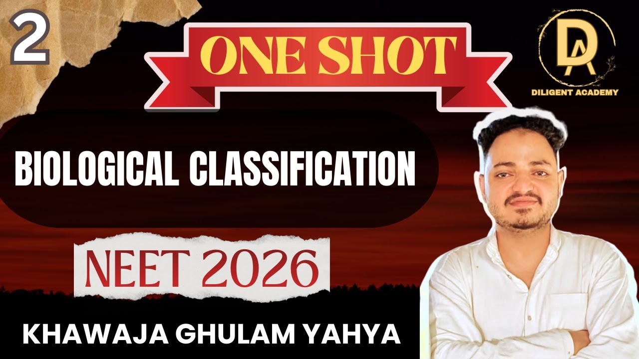 BIOLOGICAL CLASSIFICATION || Chapter 2 || 11th Neet ||  Detailed one shot