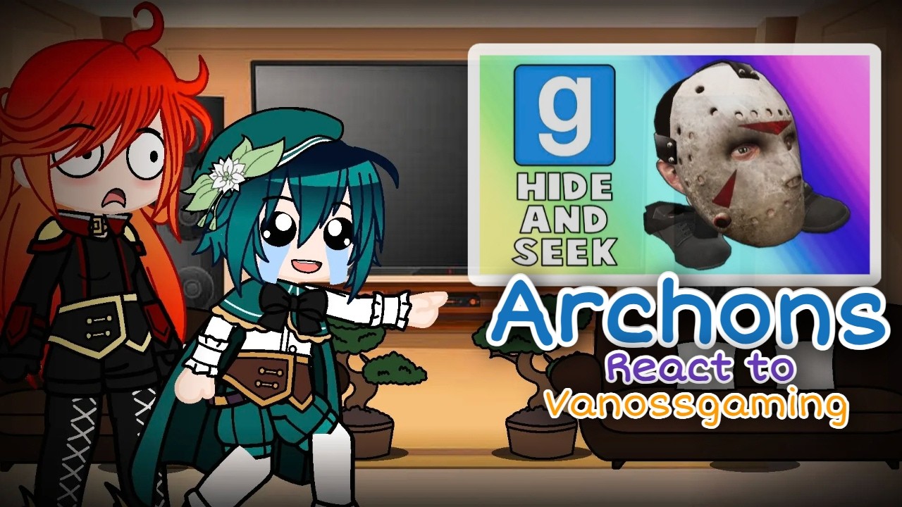 Реакция Archons и Tsaritsa на игру в прятки от Vanossgaming в Genshin Impact