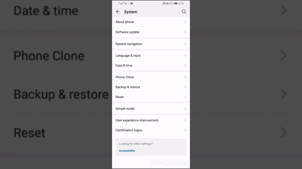 how to clear keyboard data in Huawei Y9