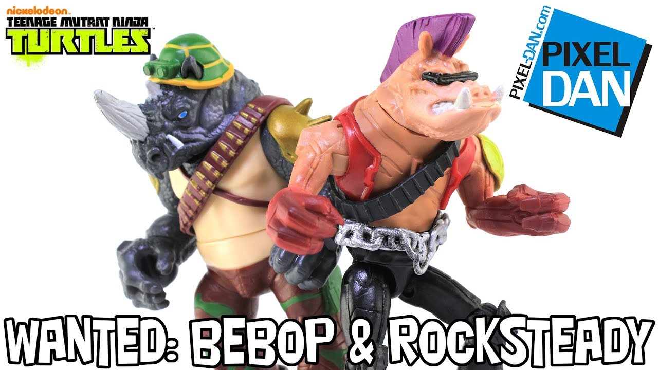 Wanted Bebop & Rocksteady Teenage Mutant Ninja Turtles Action Figures Video Review