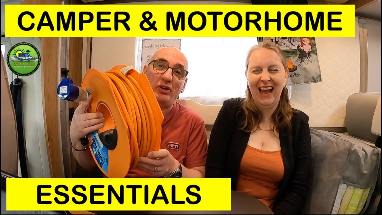 Camper and Motorhome Equipment Essentials | THE CAMPING EQUIPMENT WE USE
