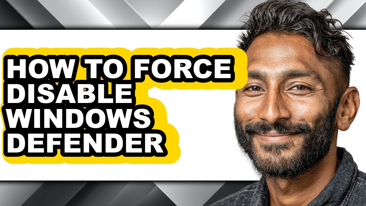 How to Force Disable Windows Defender (easy Method)