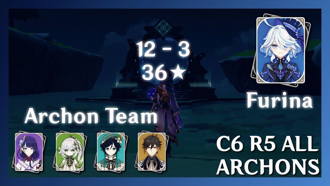 4.1 Abyss | C6R5 Archons | Solo Furina