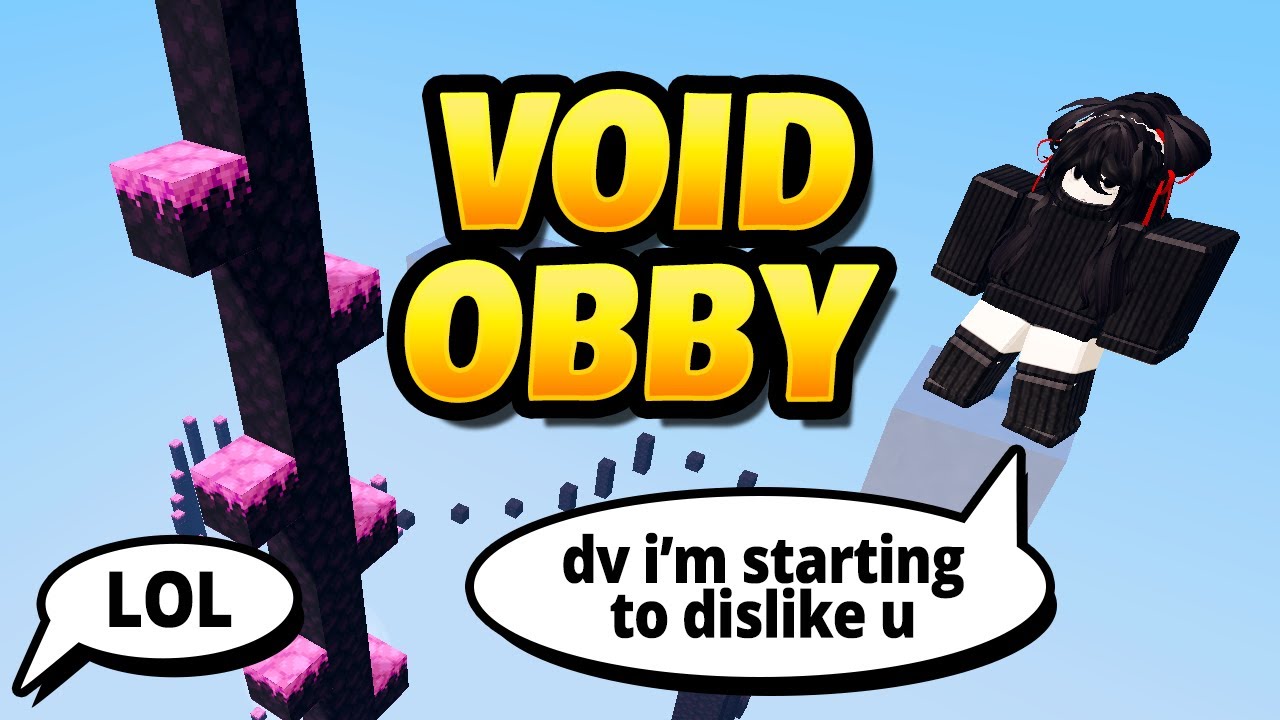 Я напугал их этим Void Obby - Roblox BedWars