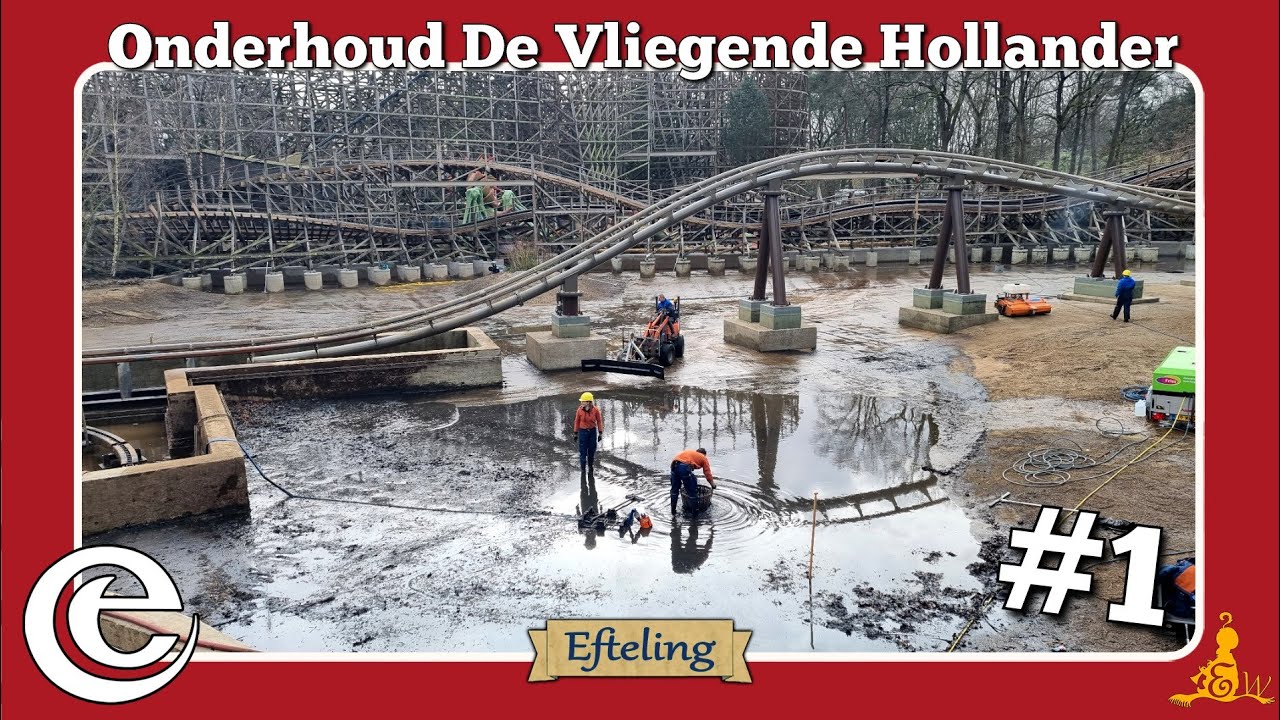 [#Efteling] 🛠️ Onderhoud De Vliegende Hollander 2024 #1
