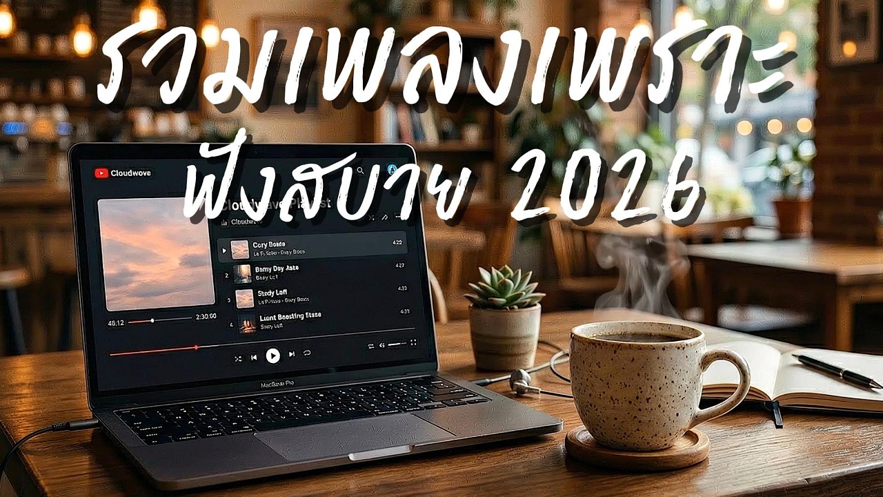 รวมเพลงเพราะๆ ฟังสบายๆ ฟังทำงาน ร้านกาแฟ 2026 EP.195 #เพลงใหม่ล่าสุด #เพลงฮิต #เพลงไทย #รวมเพลง
