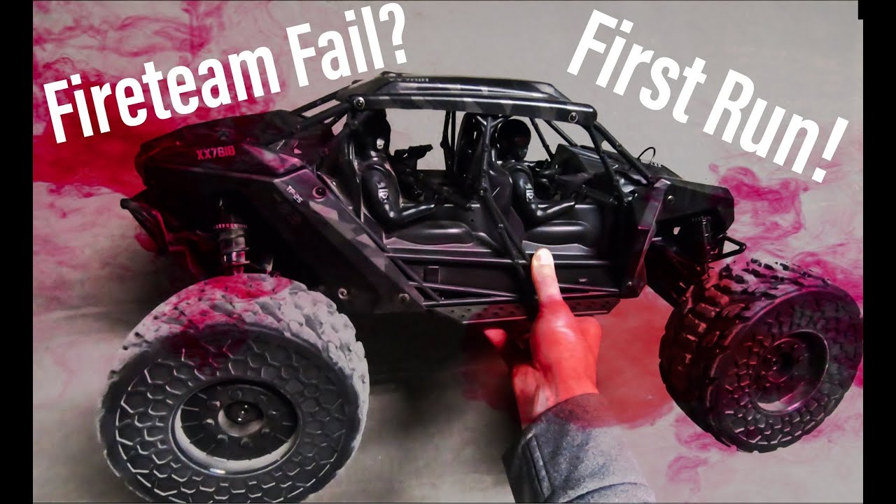 ARRMA FIRETEAM FIRST RUN! SERVO FAIL?