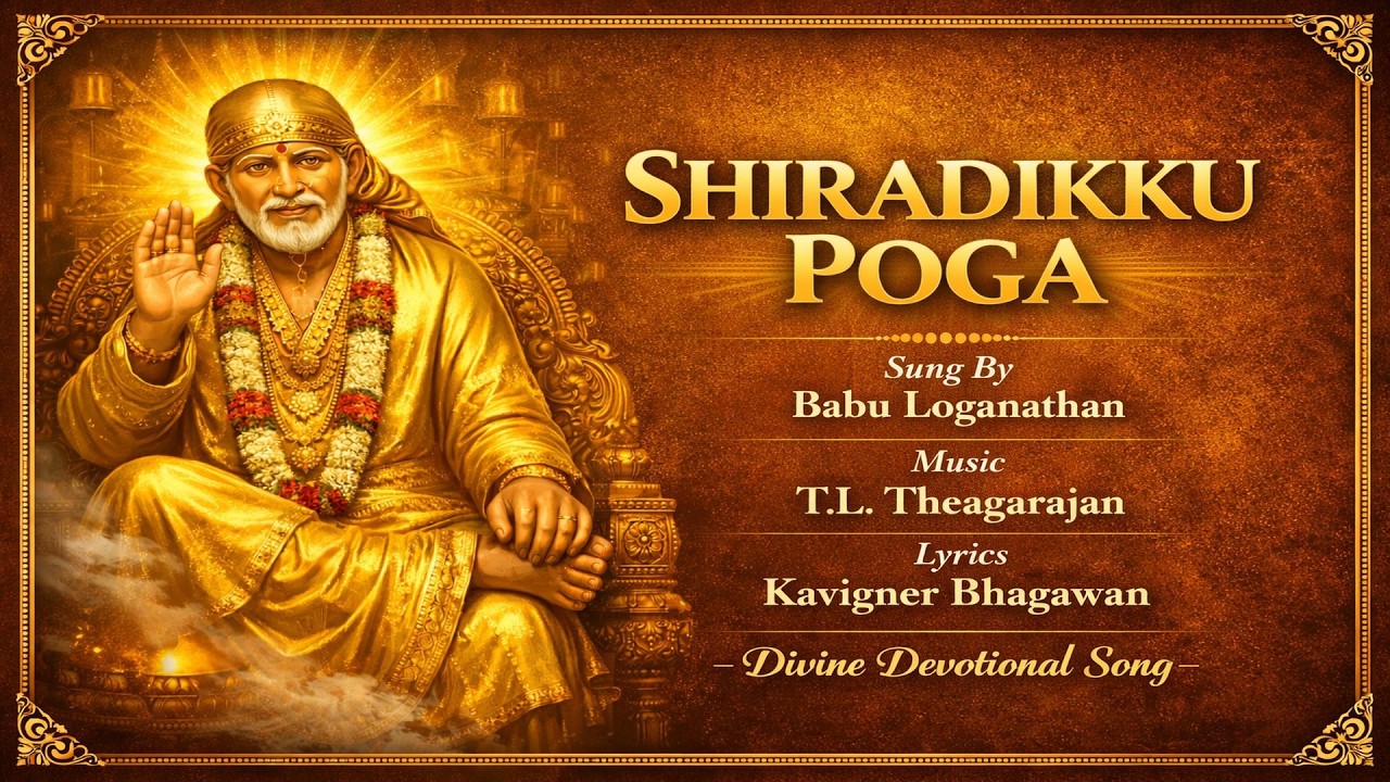சீரடிக்கு போக | Shiradikku Poga | Babu Loganathan | Sai Baba Devotional Song | T.L.Theagaraajan