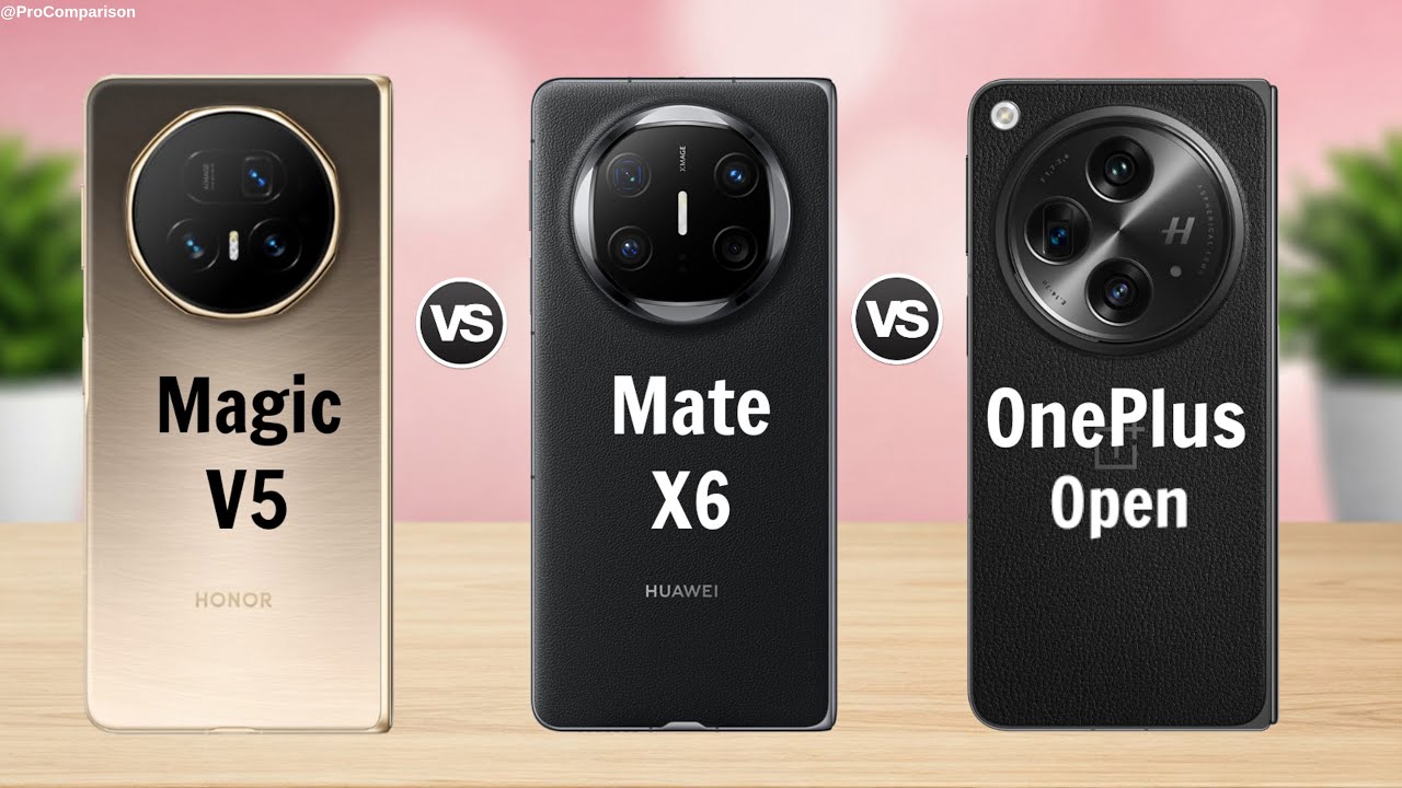 Honor Magic V5 vs Huawei Mate X6 vs OnePlus Open || Full Comparison