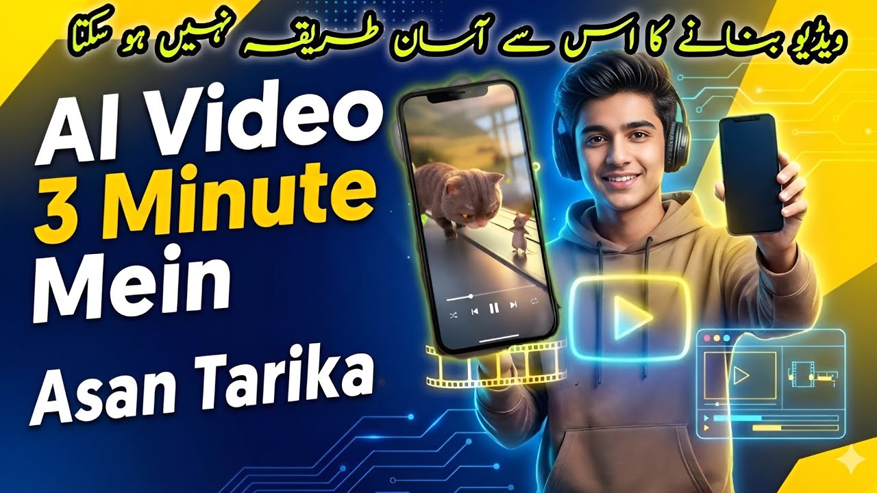 AI Se Video Kaise Banaye | 5 minute me AI Video Banane Ka Asan Tarika |Ai 2026