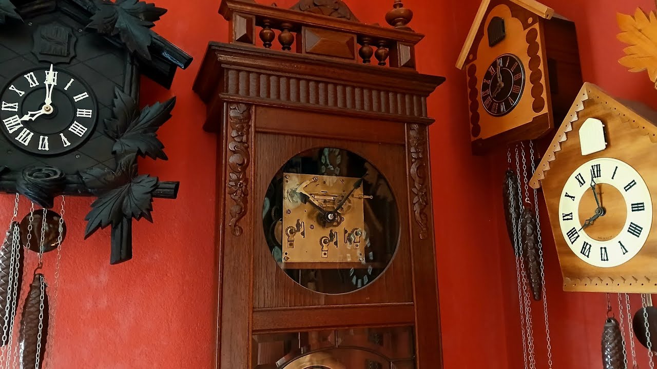 Kienzle negyedütős falióra számlap nélkül//Kienzle Westminster chime wallclock without dial