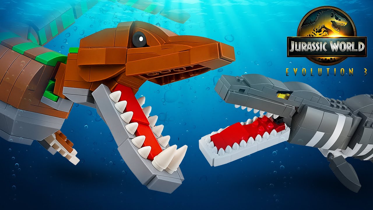 Criaturas Acuáticas LEGO: Evolución de Jurassic World | ROBO Bricks Español