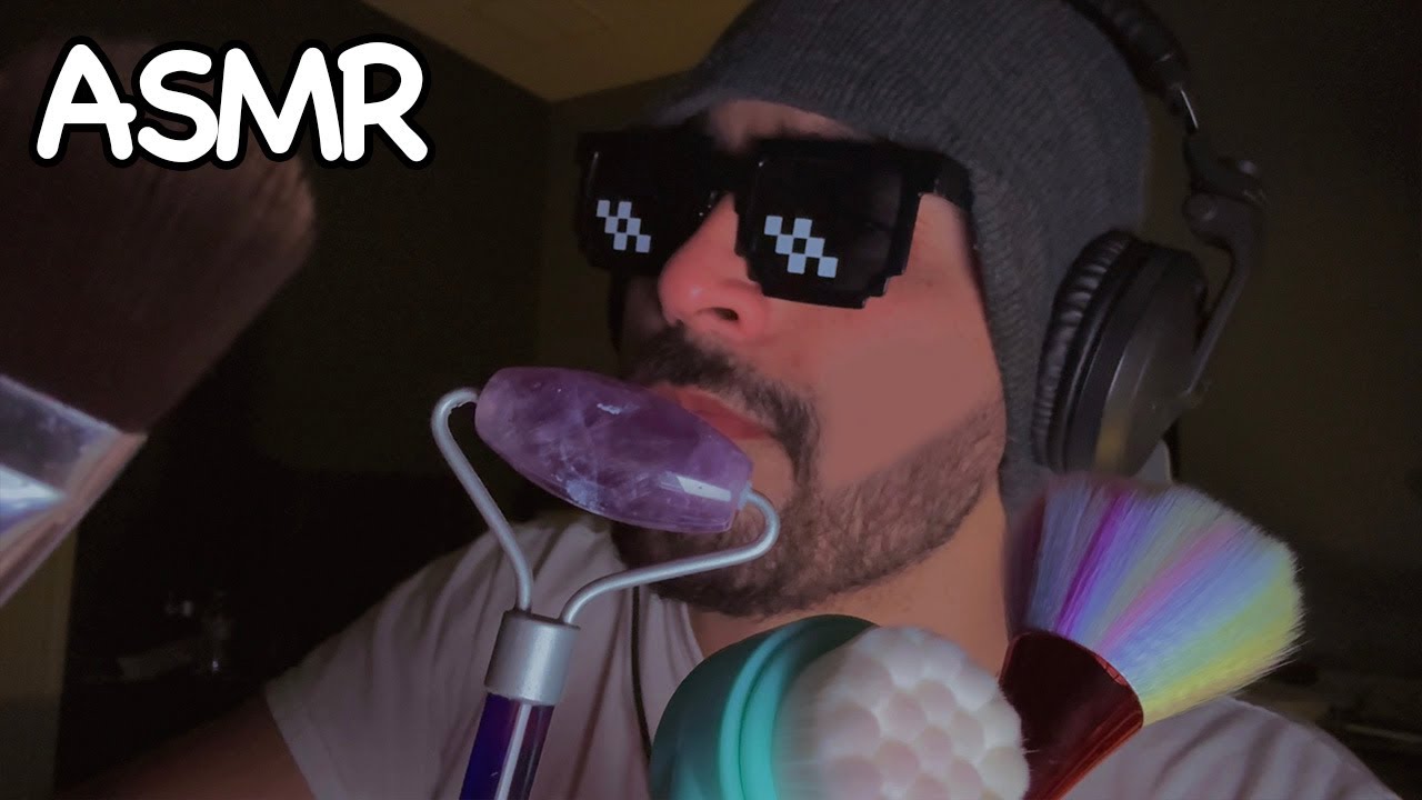 ASMR Brushing Your Face Until You Fall Asleep 😴