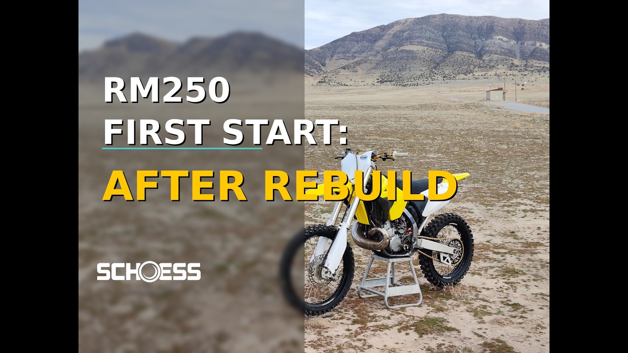 RM250 First Start after FULL engine rebuild! - Over a year in the making!
