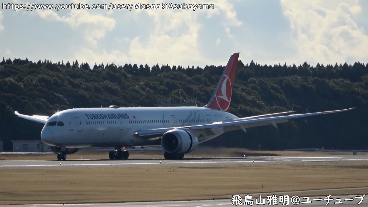 [TK's 1st 787-9] Turkish Airlines Boeing 787-9 TC-LLA landing @ Narita RWY34R [March 15, 2026]