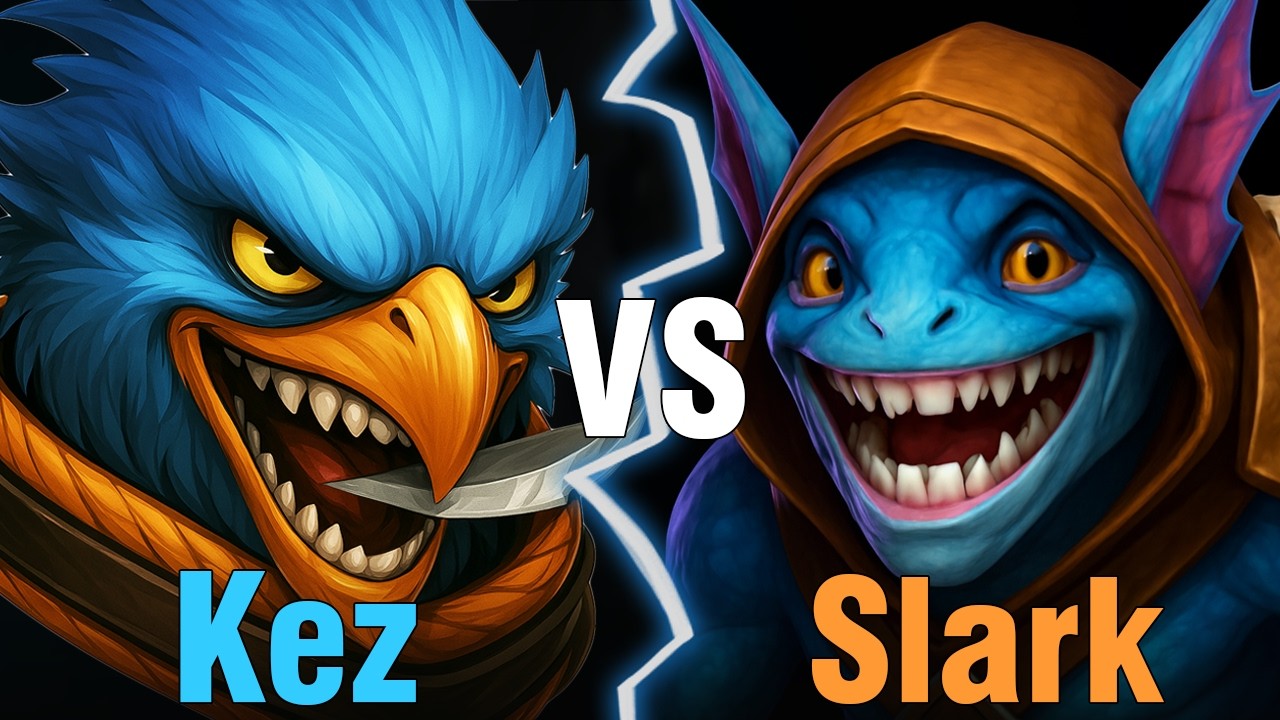 Slark Tried to Stop KEZ Carry… BIG MISTAKE | Dota 2 7.40c