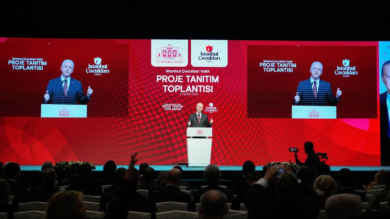 İstanbul Çocukları Vakfı Proje Tanıtım Toplantısı’nda sahne, Türkiye Yüzyılı Çocukları’nın…
