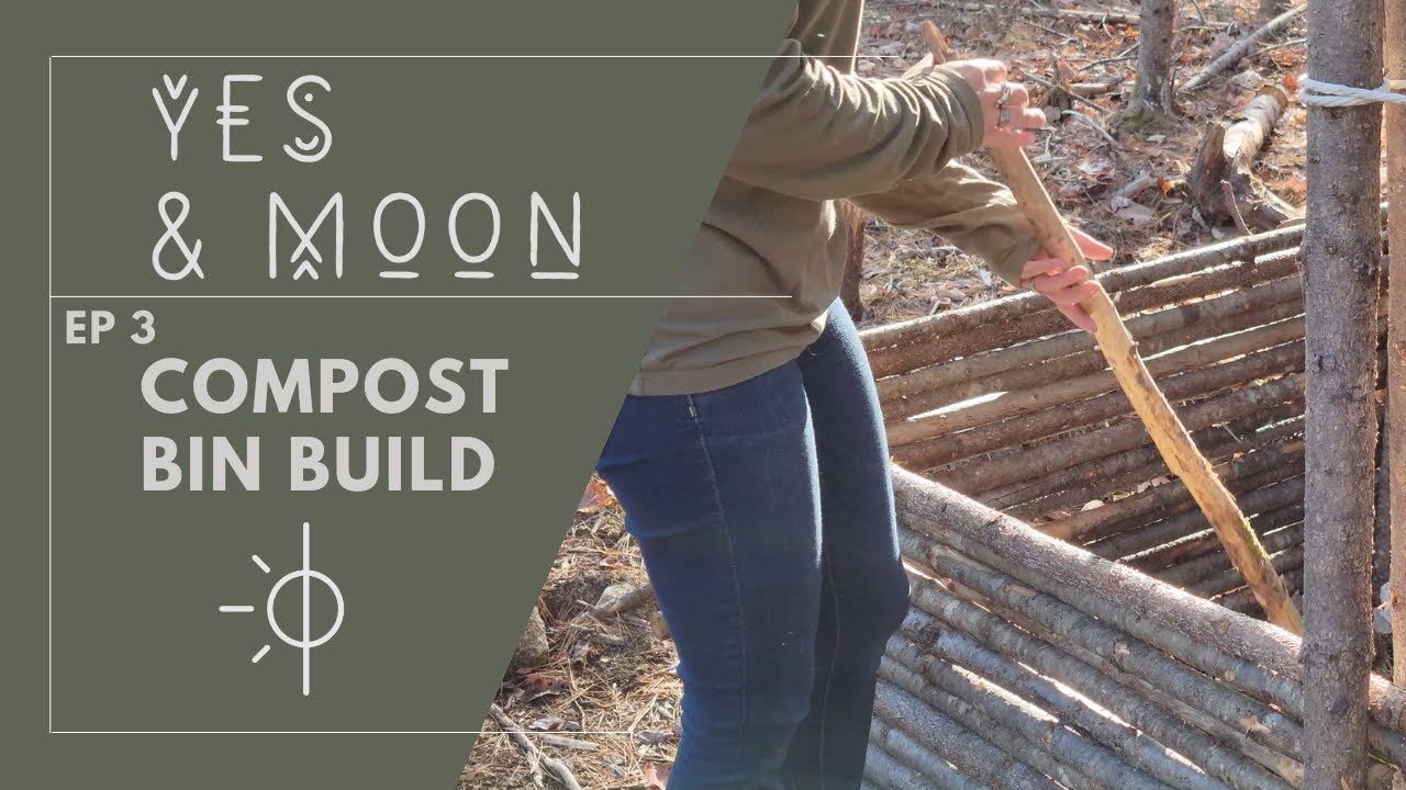 COMPOST BIN BUILD | Land Clearing | Off Grid | Start a Homestead I Bushcraft Compost (Episode 3)