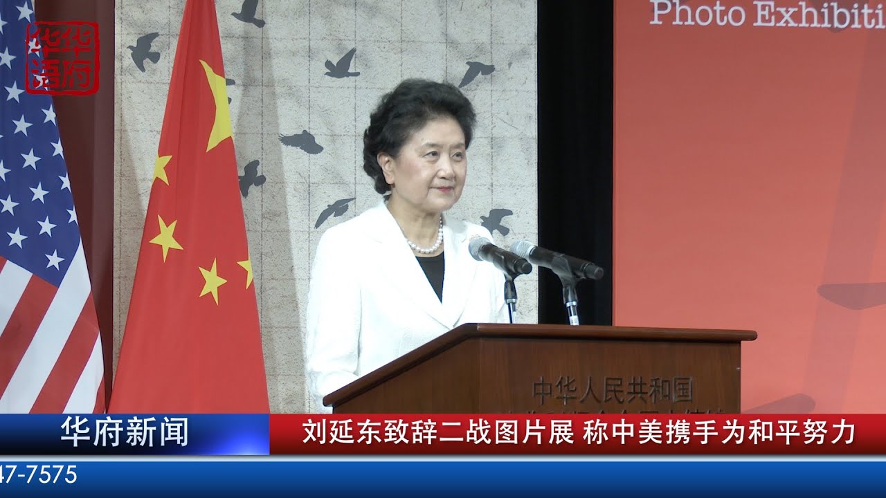 刘延东致辞二战图片展  称中美携手为和平努力
