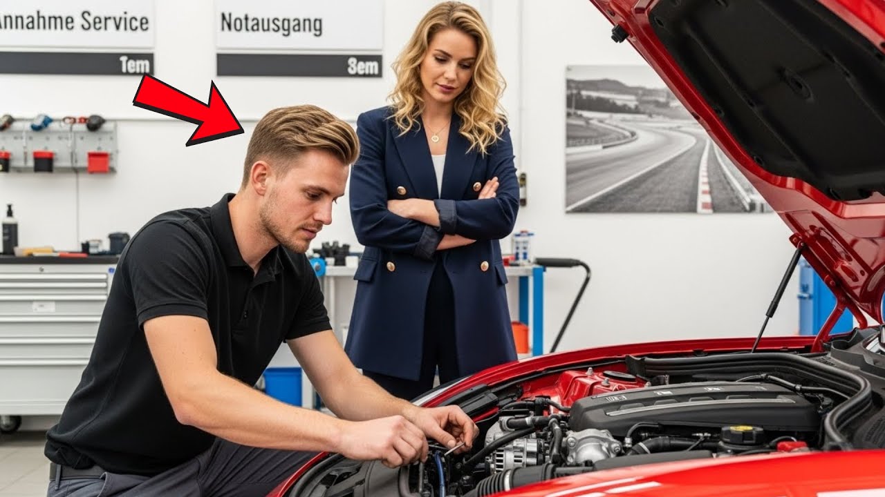Wegen Unfähigkeit Entlassen—Monate Später Repariert Der Mechaniker Doch Den Ferrari Der Millionärin
